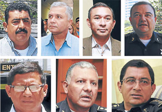 Honduras Exoficiales Policia