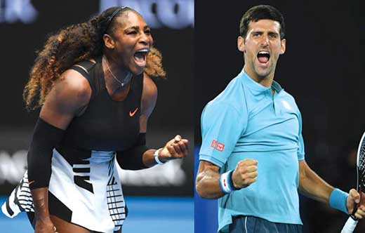 Serena, Djokovic