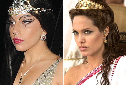 Angelina, Cleopatra, Lady Gaga