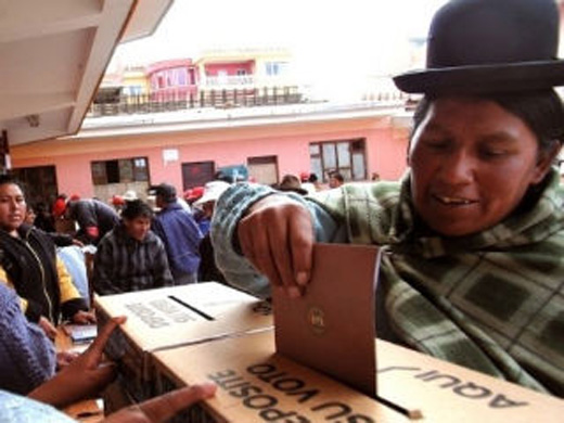 Bolivia elecciones