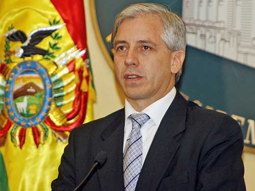 Bolivia Alvaro Linera