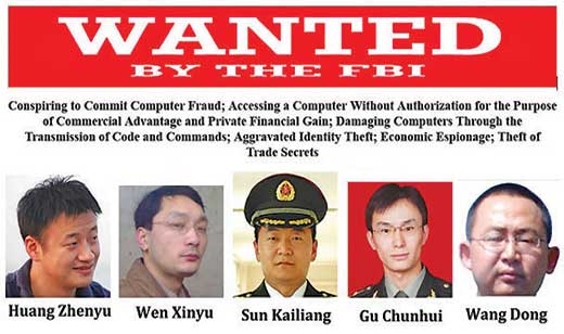 China espionaje