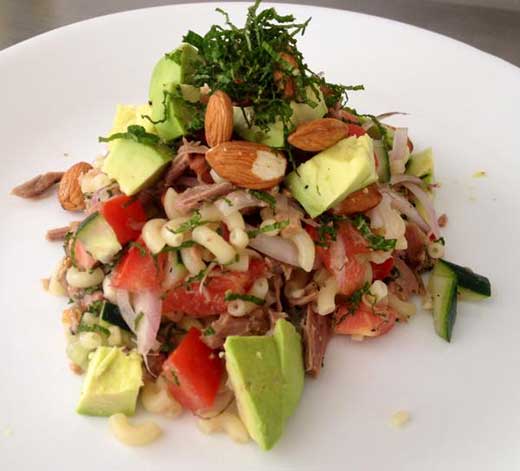Ensalada de macarrones con atun