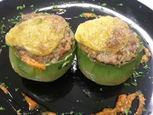 Ricas Alcachofas rellenas de carne