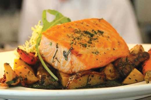 Salmon con patatas