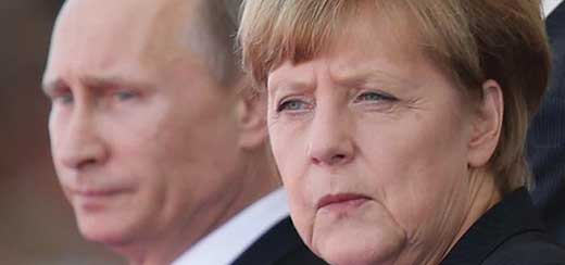 Putin, Merkel