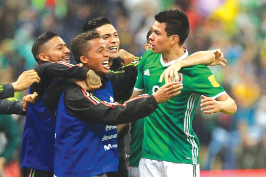 Mexico, Colombia