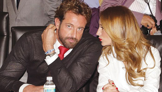 Gabriel Soto y Geraldine Bazan