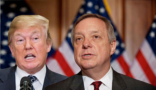 Trump, Durbin