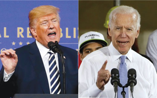 Trump, Biden